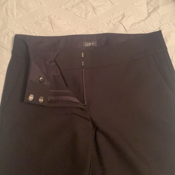 LOFT Black Ankle Pants - Picture 5 of 7